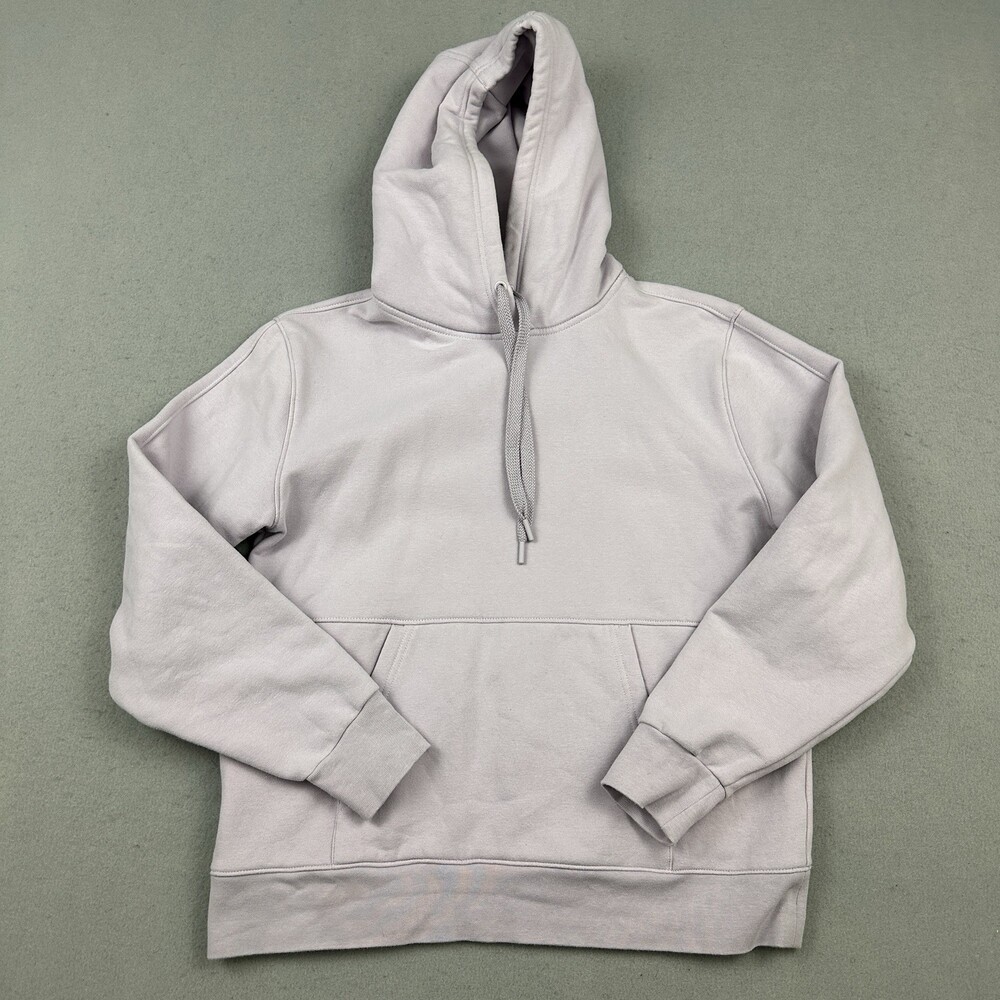 Athleta Hoodie Women Small Lilac Purple Retroplush Fleece Pullover Sweatshirt S